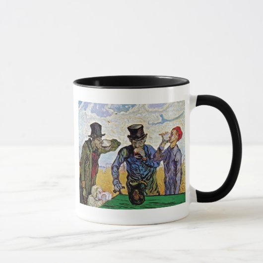 Vincent Van Gogh - The Drinkers - Fine Art Tasse (Rechts)