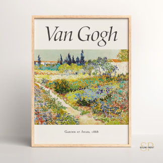 Vincent van Gogh The Garden New Orleans Club Poster