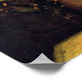 Vincent Van Gogh - The Green Parrot Bird Lover Art Poster (Ecke)