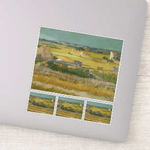 Vincent Van Gogh, The Harvest, De Oogst Aufkleber