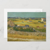 Vincent Van Gogh, The Harvest, De Oogst Postkarte (Vorne/Hinten)