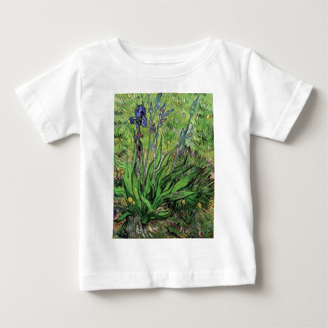 Vincent Van Gogh - The Iris Nature Lover Kunst Baby T-shirt (Vorderseite)