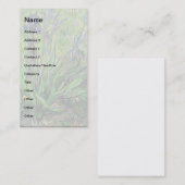 Vincent Van Gogh - The Iris Nature Lover Kunst Visitenkarte (Vorne/Hinten)