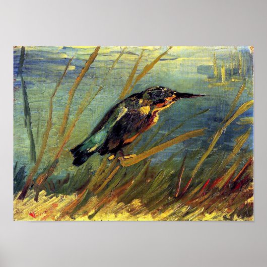 Vincent Van Gogh - The Kingfisher - Bird Lover Art Poster (Vorne)