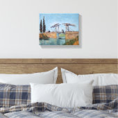 Vincent Van Gogh - The Langlois Bridge at Arles Leinwanddruck (Insitu (Schlafzimmer))
