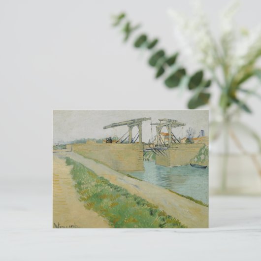 Vincent van Gogh - The Langlois Bridge Postkarte (Stehend Vorderseite)