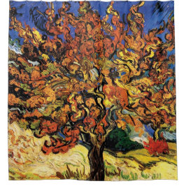 Vincent Van Gogh - The Mulberry Tree Fine Art Duschvorhang