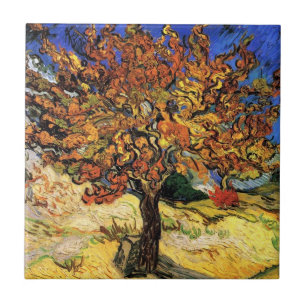 Vincent Van Gogh - The Mulberry Tree Fine Art Fliese