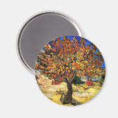 Vincent Van Gogh - The Mulberry Tree Fine Art Magnet (Vorderseite/Rückseite)