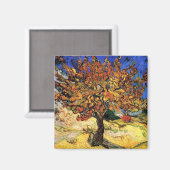 Vincent Van Gogh - The Mulberry Tree Fine Art Magnet (Vorderseite/Rückseite)