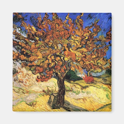 Vincent Van Gogh - The Mulberry Tree Fine Art Magnet (Vorne)