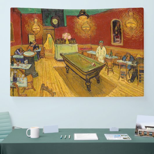 Vincent van Gogh - The Night Café Banner (Messe)