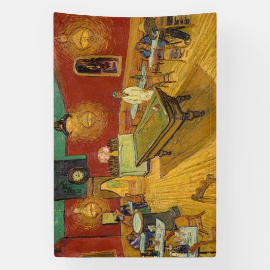 Vincent van Gogh - The Night Café Banner (Vertikal)