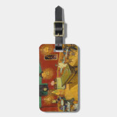 Vincent van Gogh - The Night Café Gepäckanhänger (Vorderseite vertikal)