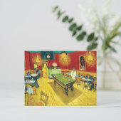 Vincent Van Gogh The Night Cafe (Le café de nuit) Postkarte (Stehend Vorderseite)