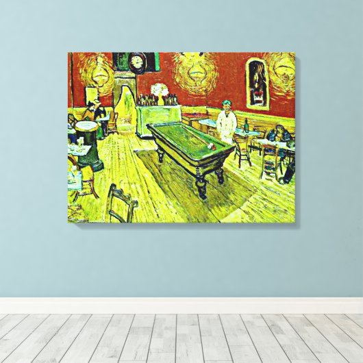 Vincent van Gogh - The Night Café Leinwanddruck (Insitu (Holzboden))
