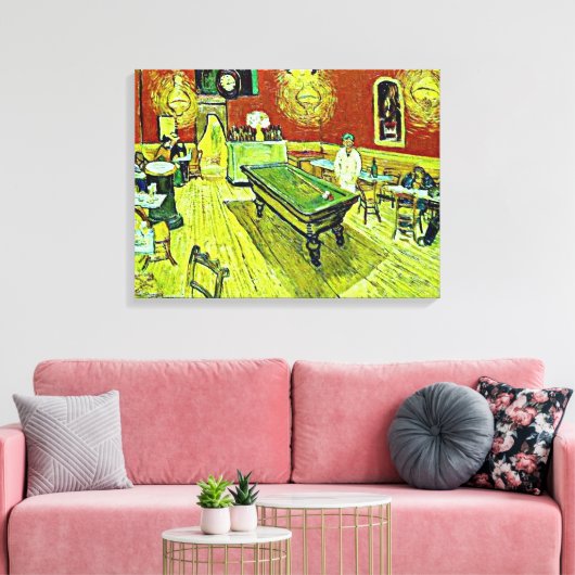 Vincent van Gogh - The Night Café Leinwanddruck (Insitu (Wohnzimmer))
