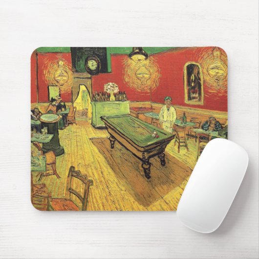 Vincent Van Gogh - The Night Café Mousepad (Mit Mouse)