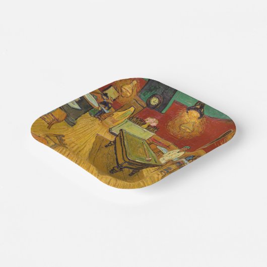 Vincent van Gogh - The Night Café Pappteller (Gewinkelt)