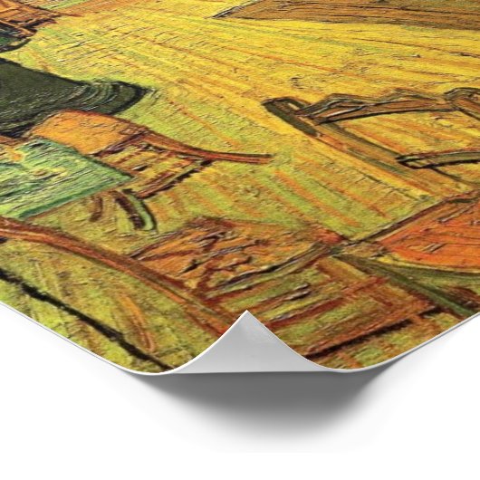 Vincent Van Gogh - The Night Café Poster (Ecke)