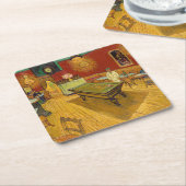 Vincent van Gogh - The Night Café Rechteckiger Pappuntersetzer (angewinkelt)