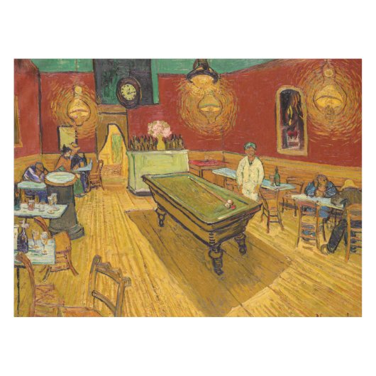 Vincent van Gogh - The Night Café Tischdecke (Vorderseite (Horizontal))