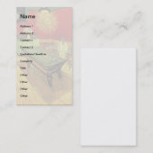 Vincent Van Gogh - The Night Café Visitenkarte (Vorne/Hinten)