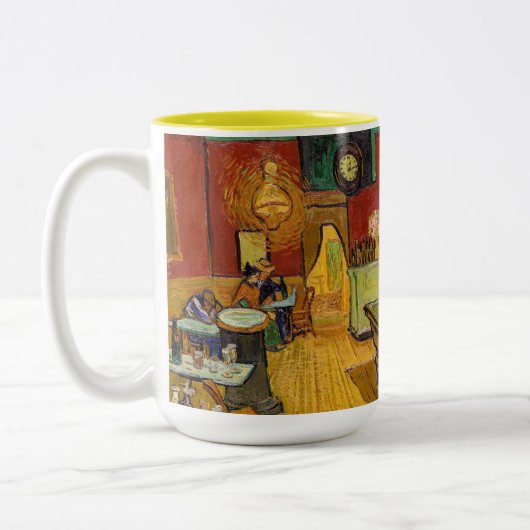 Vincent van Gogh - The Night Café Zweifarbige Tasse (Links)
