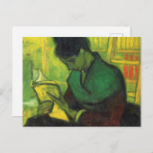 Vincent Van Gogh The Novel Reader 1888 Postkarte (Vorne/Hinten)