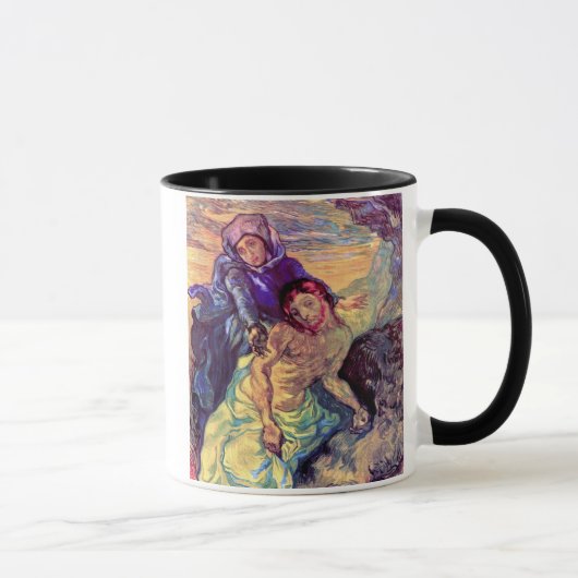 Vincent Van Gogh - The Pieta - Jesus & Jungfrau Ma Tasse (Rechts)