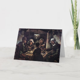 Vincent Van Gogh - The Potato Eaters Fine Art Feiertagskarte