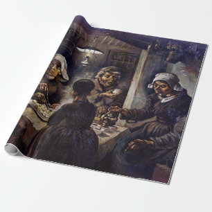 Vincent Van Gogh The Potato Eaters Fine Art Geschenkpapier