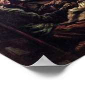 Vincent Van Gogh - The Potato Eaters Fine Art Poster (Ecke)