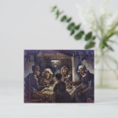 Vincent Van Gogh The Potato Eaters Fine Art Postkarte (Stehend Vorderseite)