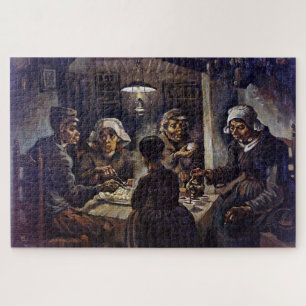 Vincent Van Gogh The Potato Eaters Fine Art Puzzle