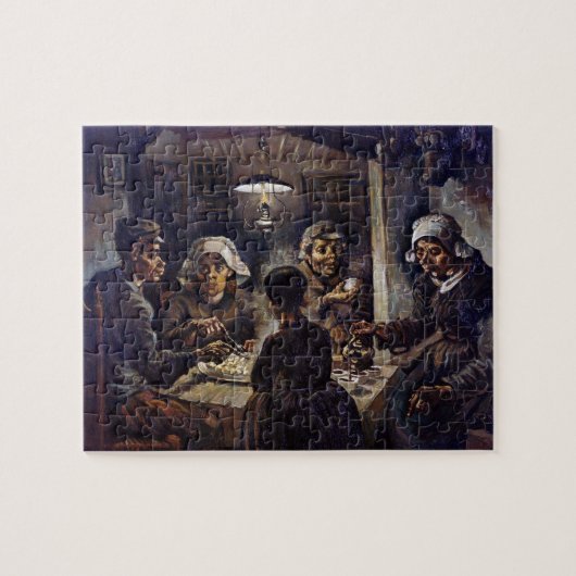 Vincent Van Gogh The Potato Eaters Fine Art Puzzle (Horizontal)