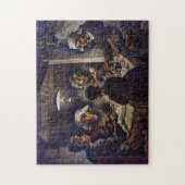 Vincent Van Gogh The Potato Eaters Fine Art Puzzle (Vertikal)