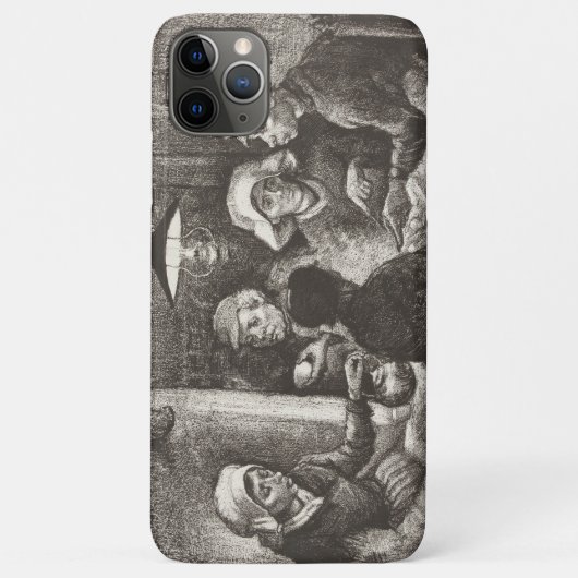 Vincent Van Gogh The Potato Eaters Lithograph Case-Mate iPhone Hülle (Rückseite)