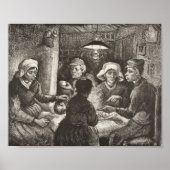 Vincent Van Gogh The Potato Eaters Lithograph Poster (Vorne)
