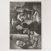 Vincent Van Gogh The Potato Eaters Lithograph Puzzle (Vertikal)