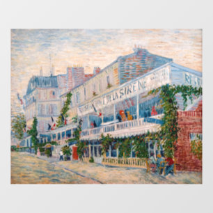 Vincent van Gogh - The Restaurant de la Sirene Fensteraufkleber