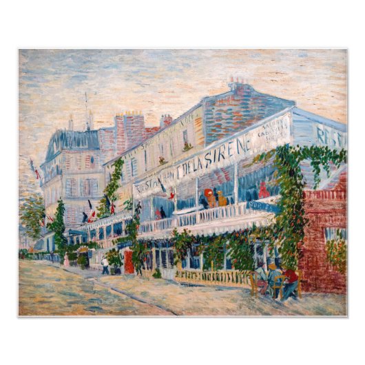 Vincent van Gogh - The Restaurant de la Sirene Fotodruck (Vorne)