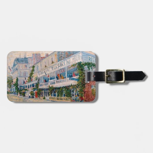 Vincent van Gogh - The Restaurant de la Sirene Gepäckanhänger (Vorderseite horizontal)