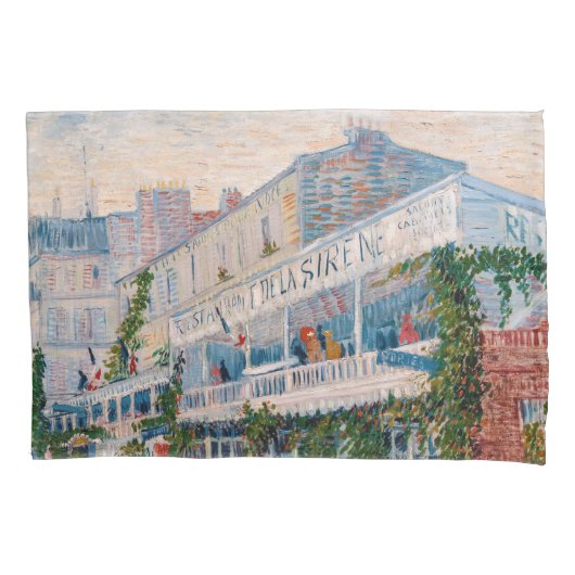 Vincent van Gogh - The Restaurant de la Sirene Kissenbezug (Vorderseite)