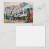 Vincent van Gogh - The Restaurant de la Sirene Mitteilungskarte (Vorne/Hinten)