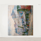 Vincent van Gogh - The Restaurant de la Sirene Wandteppich (Vorderseite)