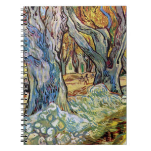 Vincent Van Gogh - The Road Menders - Fine Art Notizblock