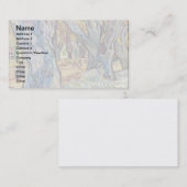 Vincent Van Gogh - The Road Menders - Fine Art Visitenkarte (Vorne/Hinten)