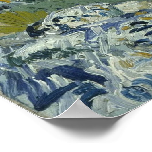 Vincent van Gogh The Rocks Poster (Ecke)