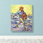 Vincent Van Gogh - The Sower - Fine Art Malerei Leinwanddruck (Insitu (Holzboden))